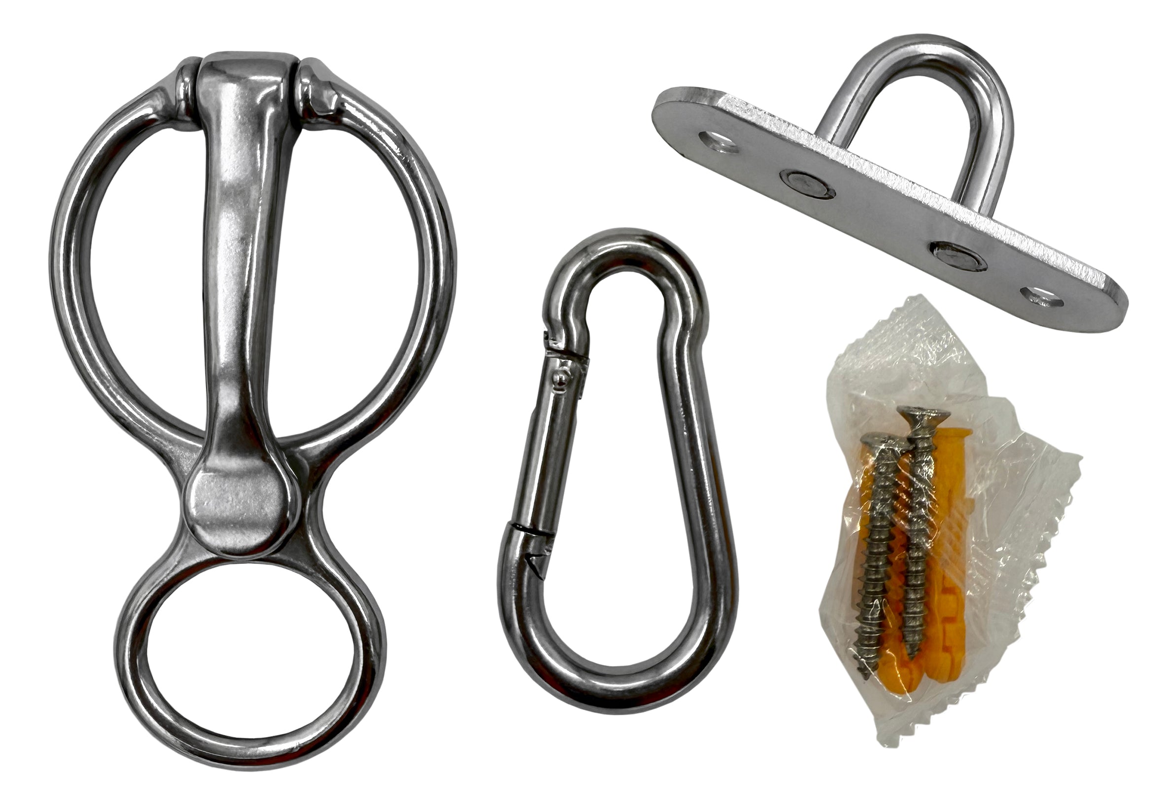 Magnetic Safe Tie Set W/2 Hole One / SS