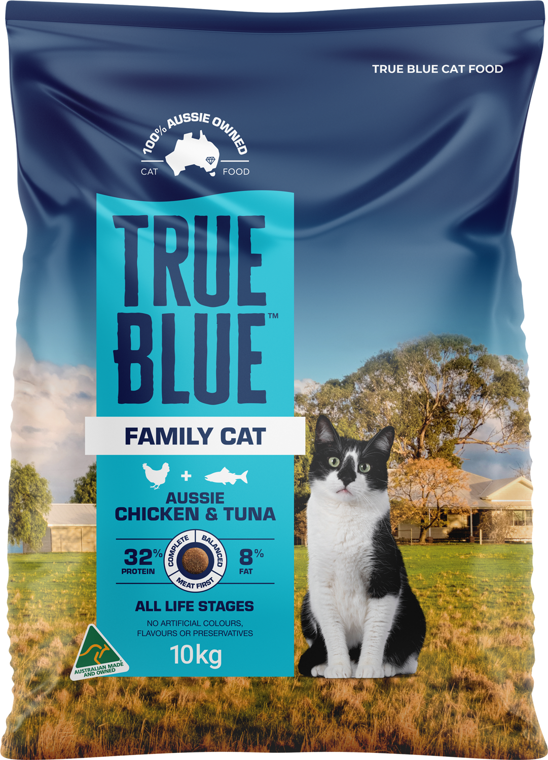 True Blue Cat (10kg Chicken & Tuna)