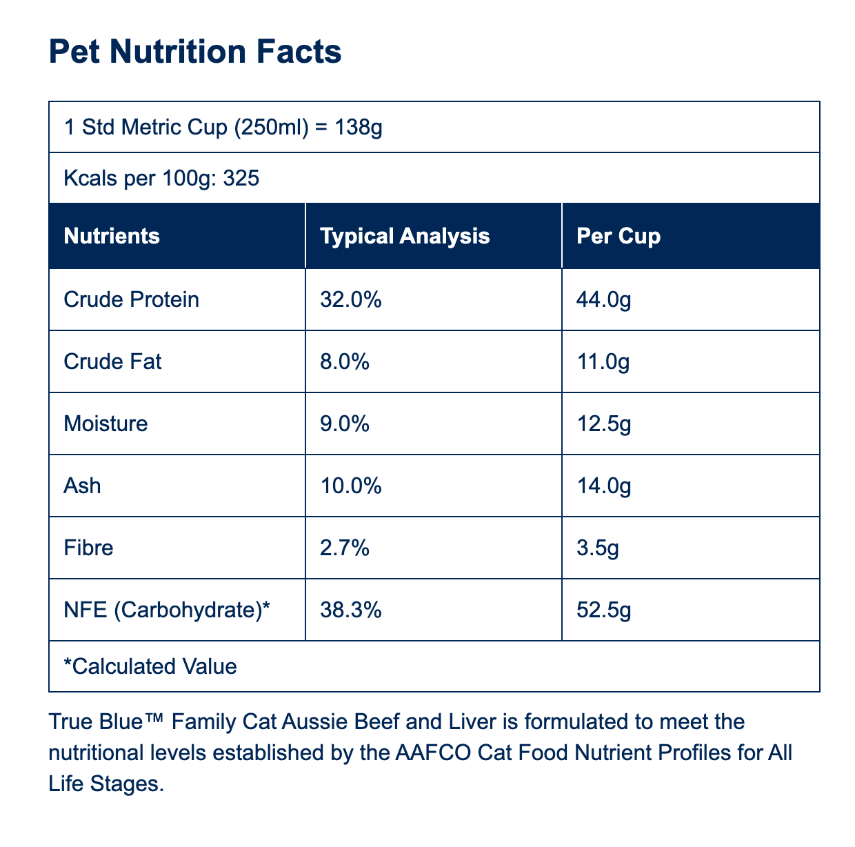 True Blue Cat (10kg Beef & Liver)