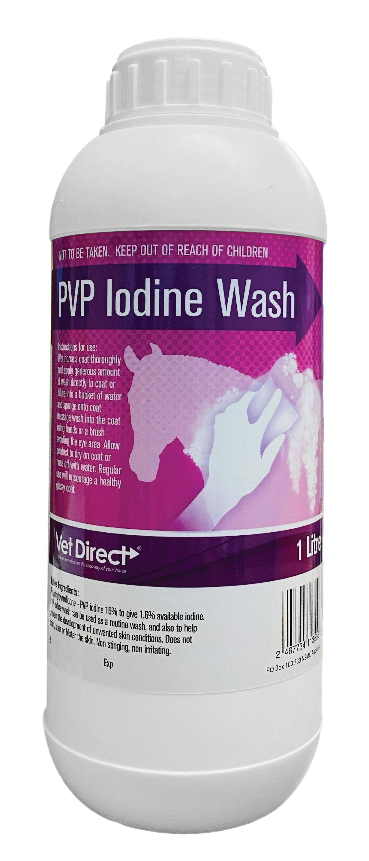 Vet Direct PVP Iodine Wash One / 5l