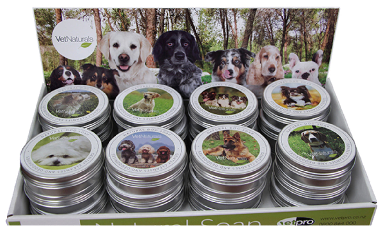 VetPro Vet Naturals Dog Soap (100g)%