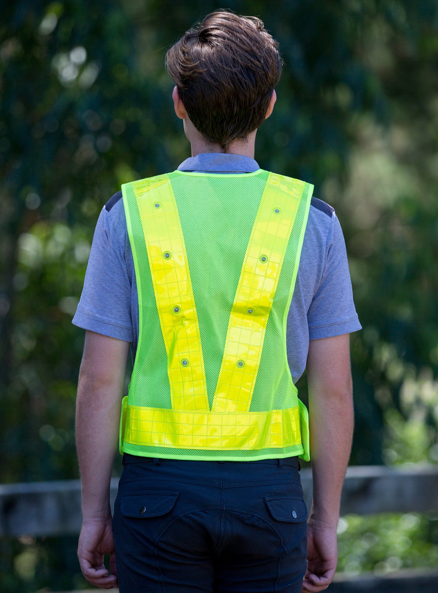 Safety Vest With LED Light Yel(One Size%
