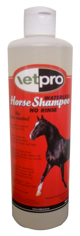 VetPro Waterless Horse Shampoo (500ml)%