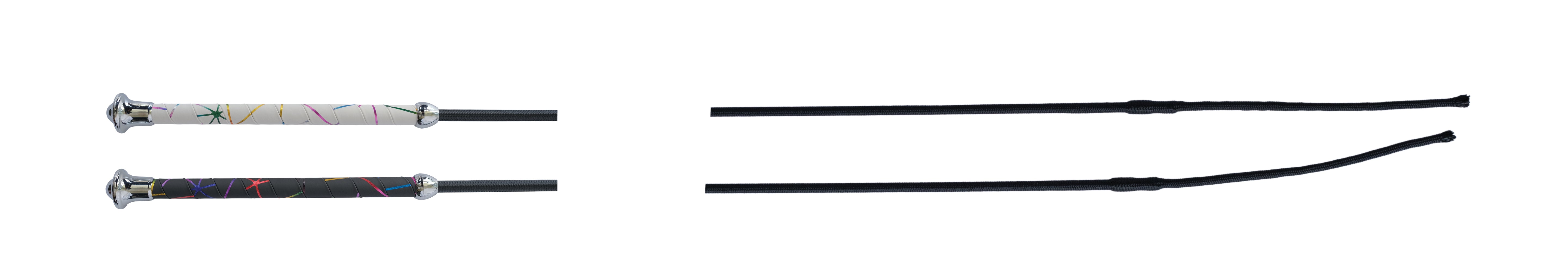 Enzo Marble Dressage Whip Black / All