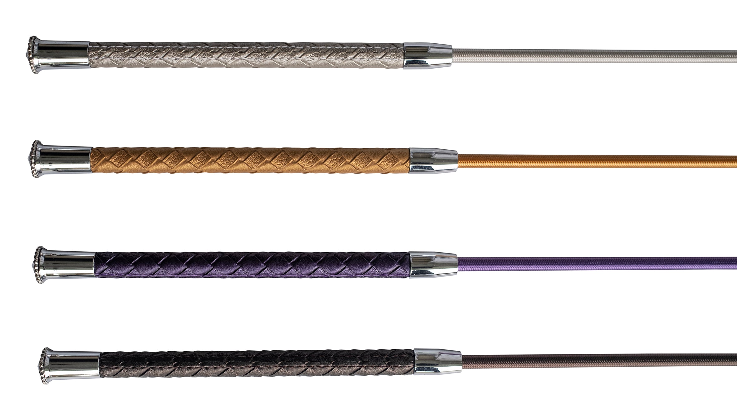 Enzo Crystal Riding Crop Brown / All