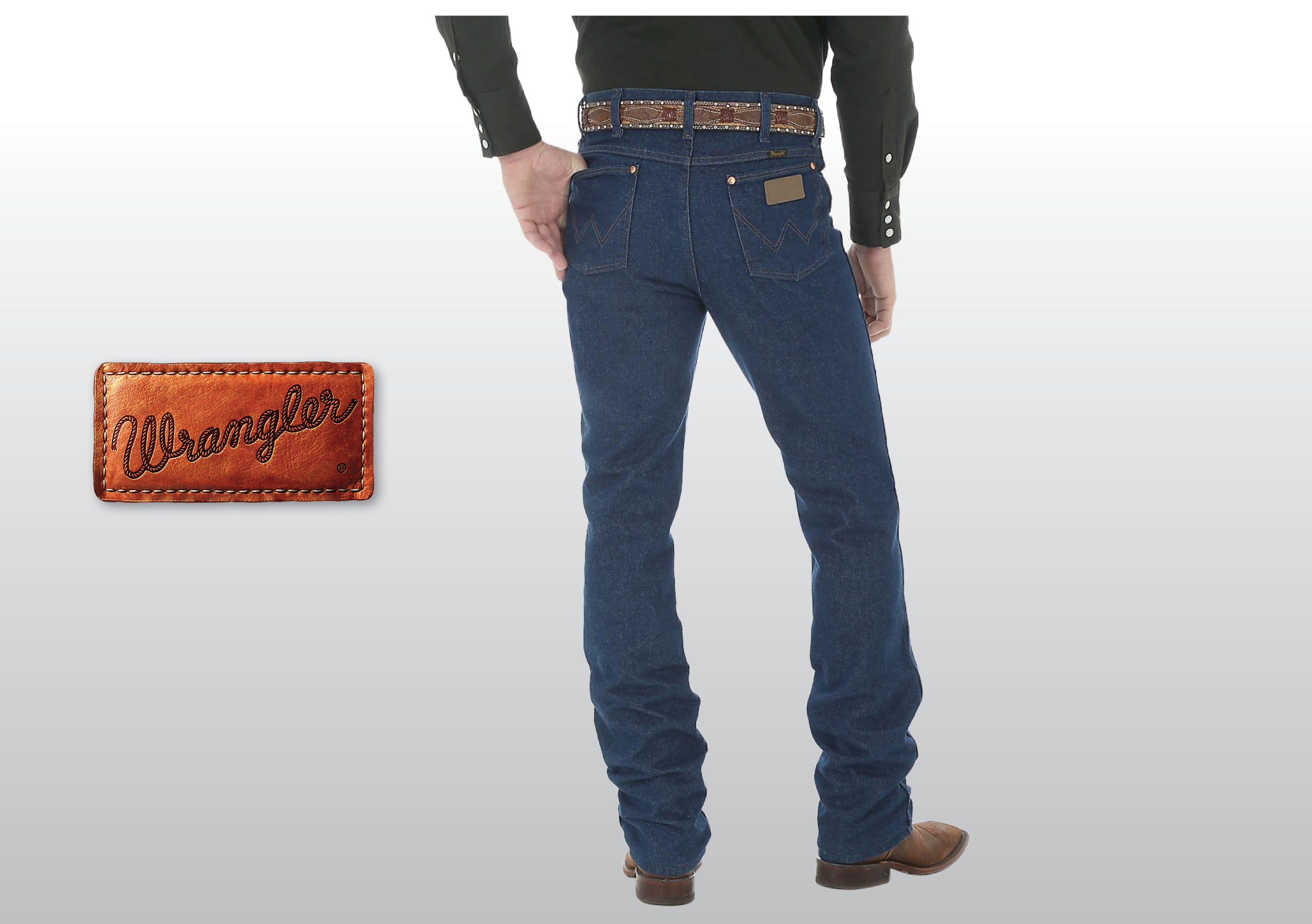 Wrangler Mens CowboySlimJean 38 Pre / 3638