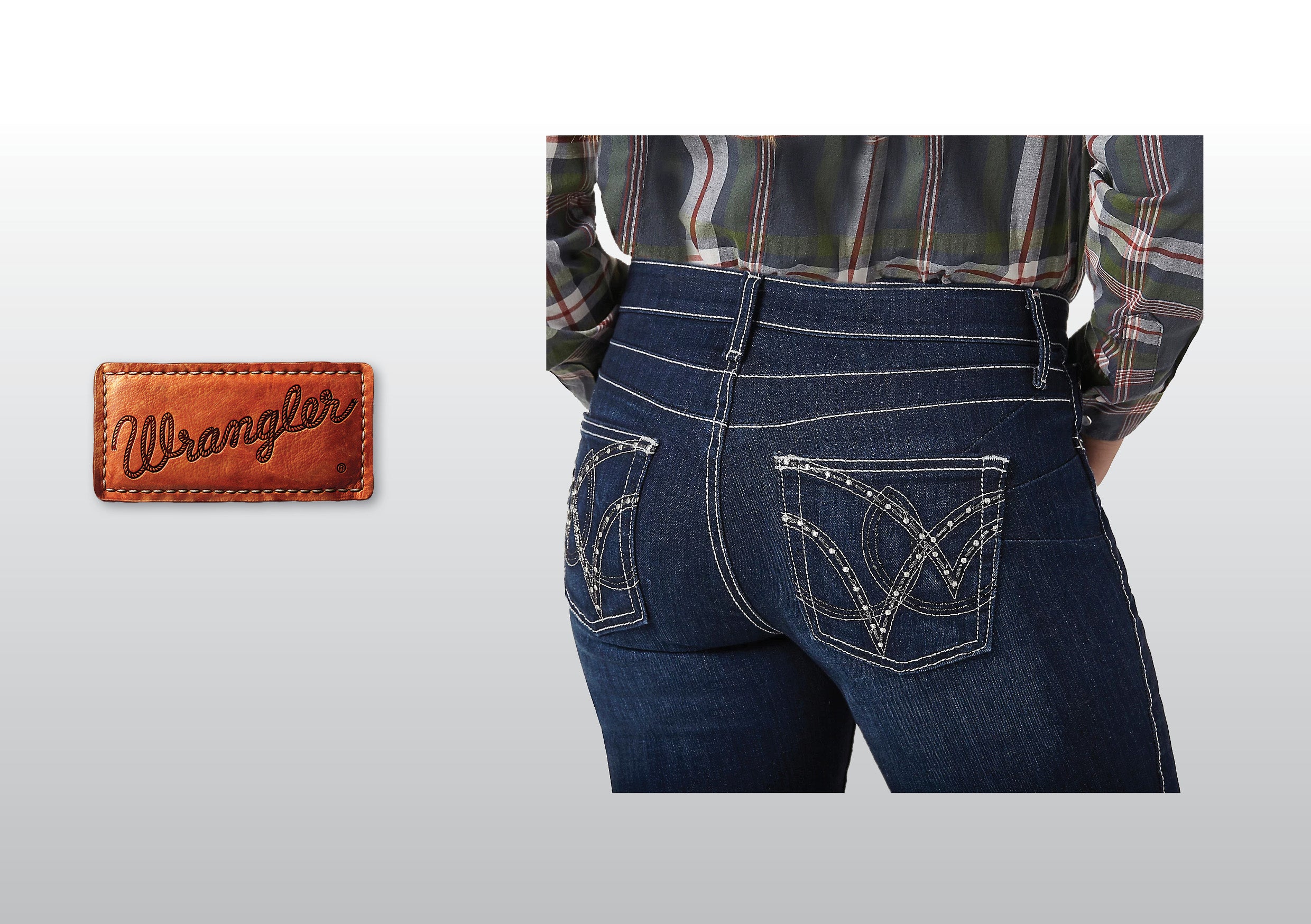 Wrangler Booty Up Q-Baby Jeans One / 3BS