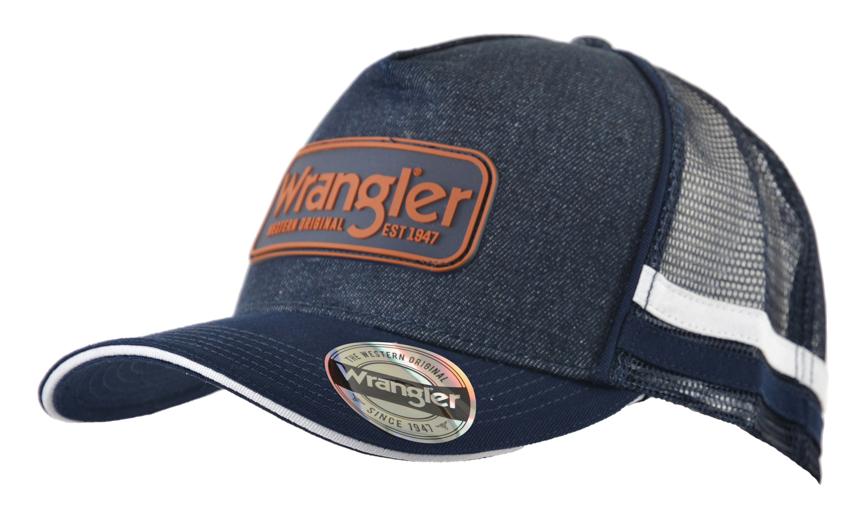 Wrangler Atkinson Square Trucker Cap%