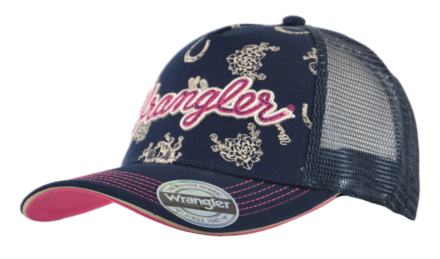 Wrangler Edgewood Square Trucker Cap%