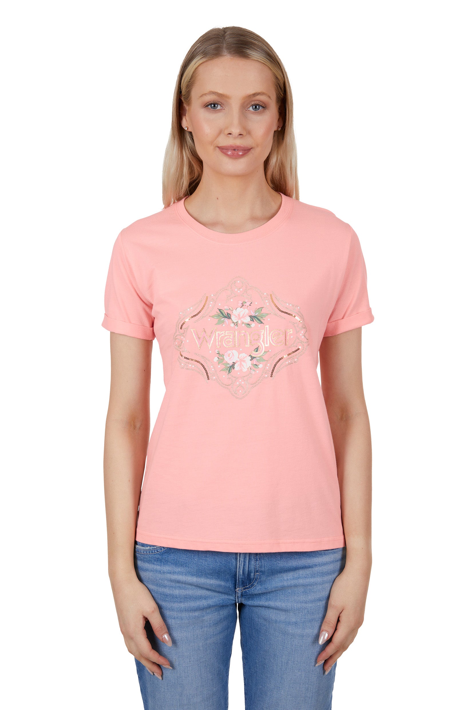 Wrangler Wmns Darcy Tee Peach / 10