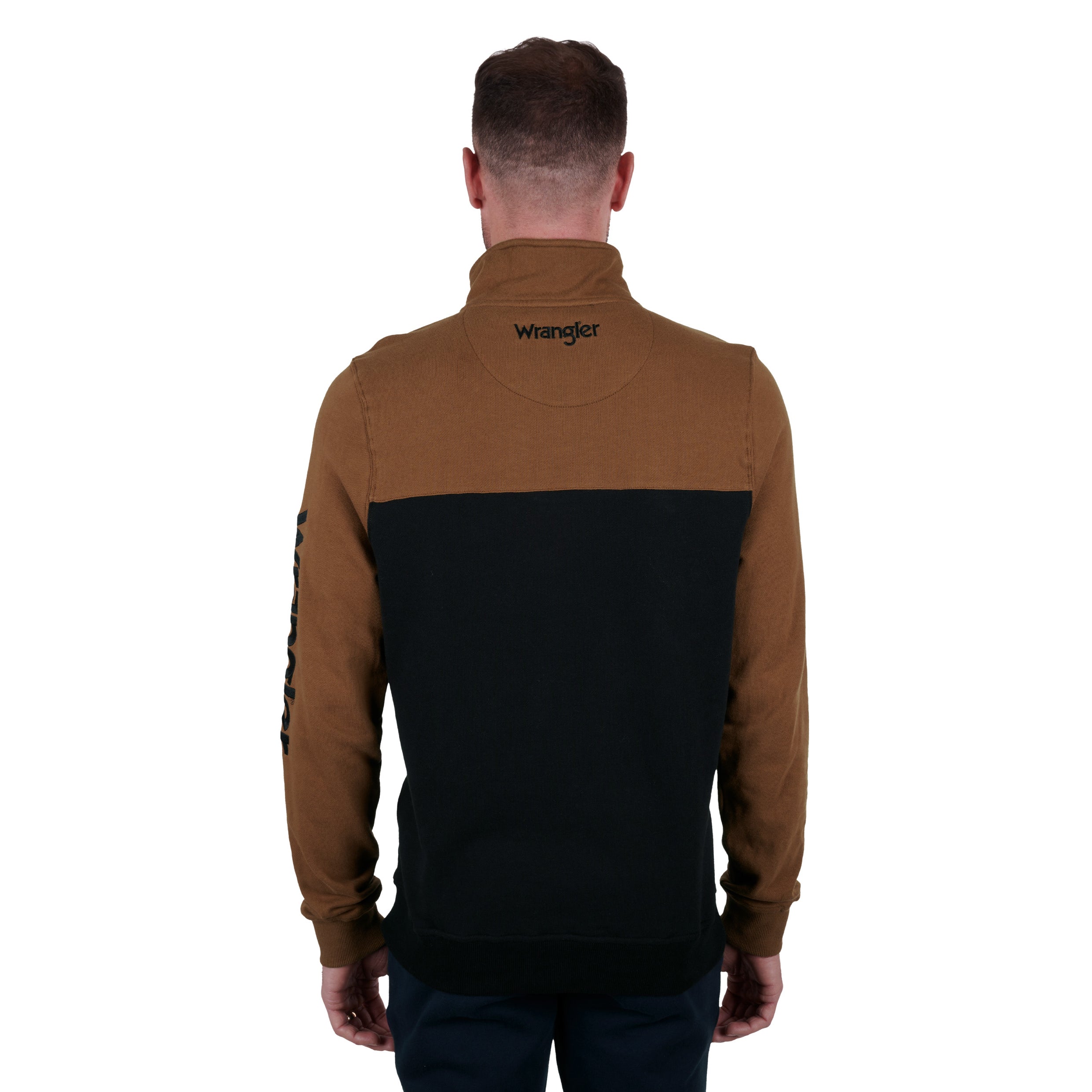Wrangler Mens Bartlett Pullover % Tan / Large