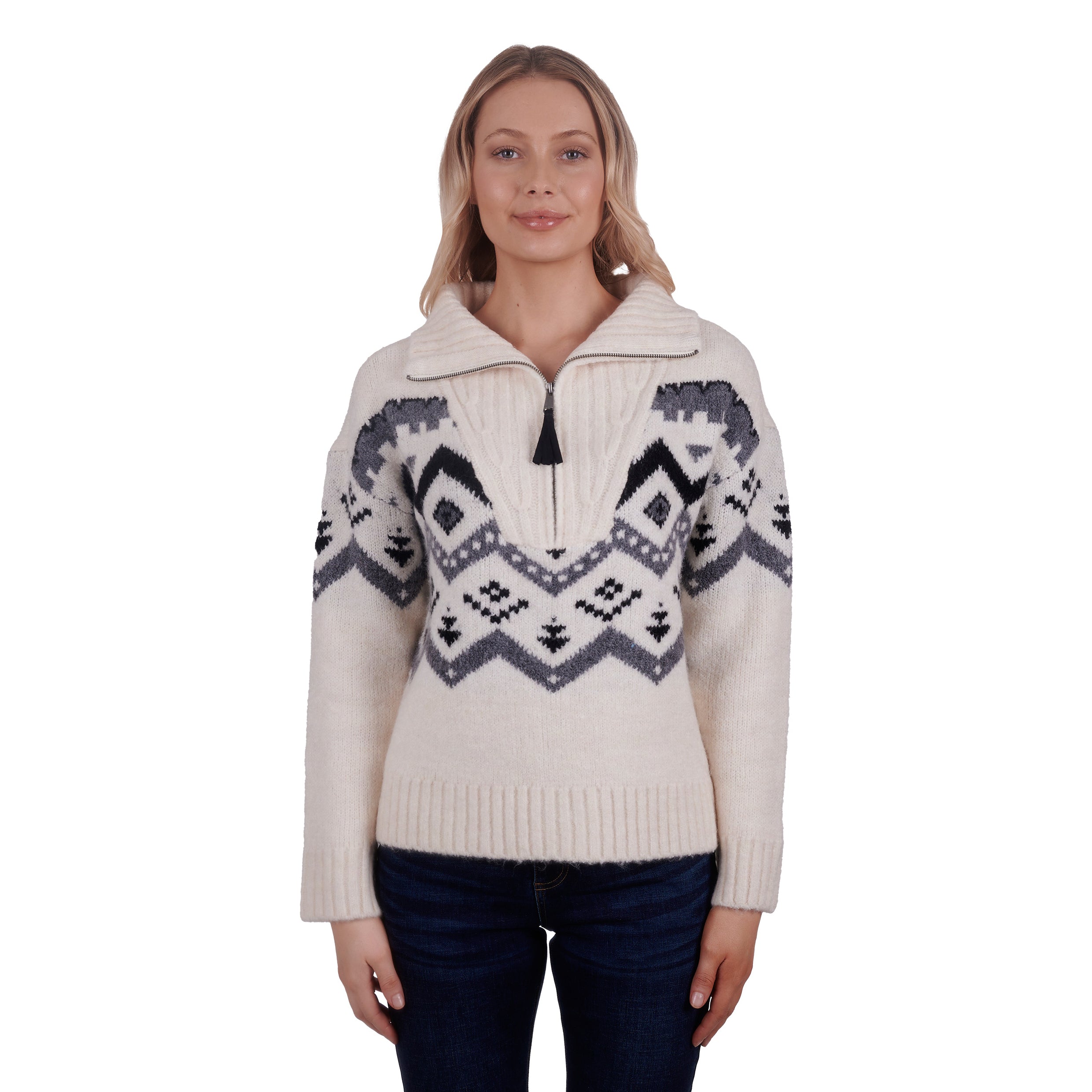 Wrangler Wms Lexie Knit Pullover % Cream / 10