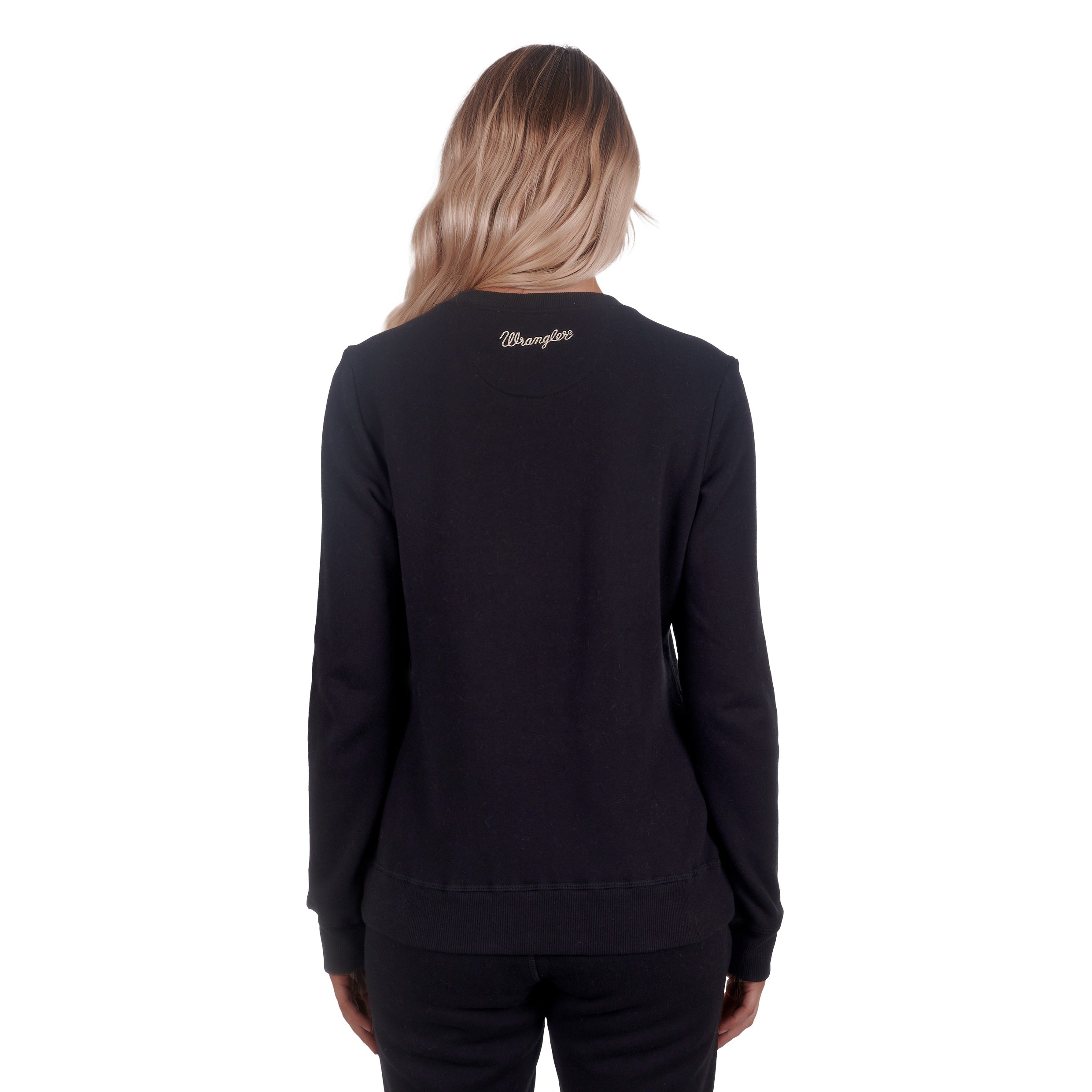 Wrangler Womens Stella Crew % Black / 10