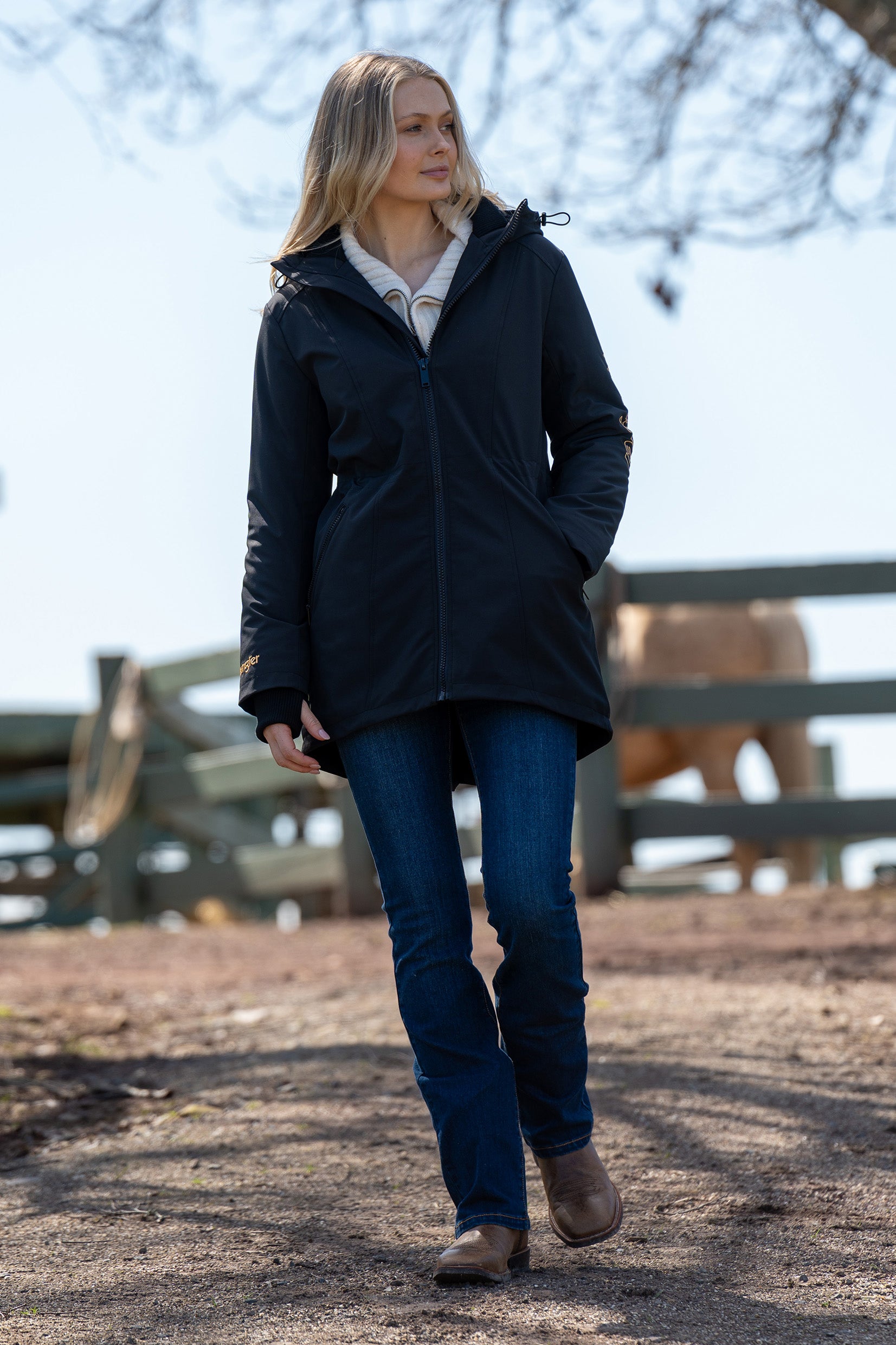 Wrangler Womens Colette Jacket % Black / Large