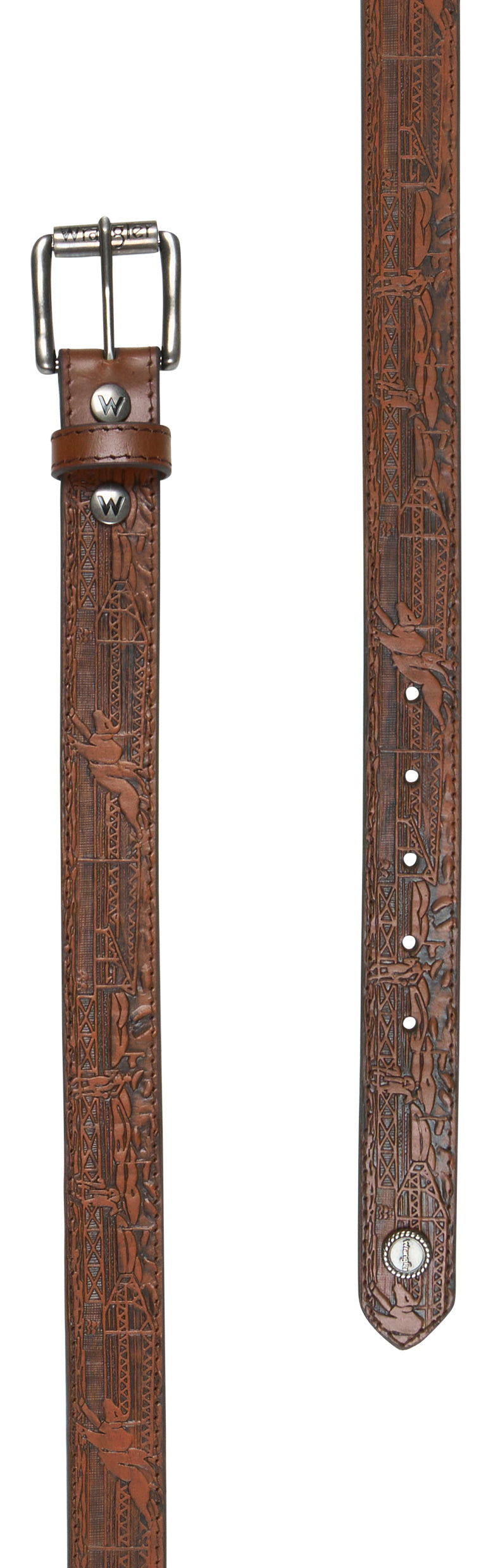 Wrangler Kids Bobbie Belt Tan / 22