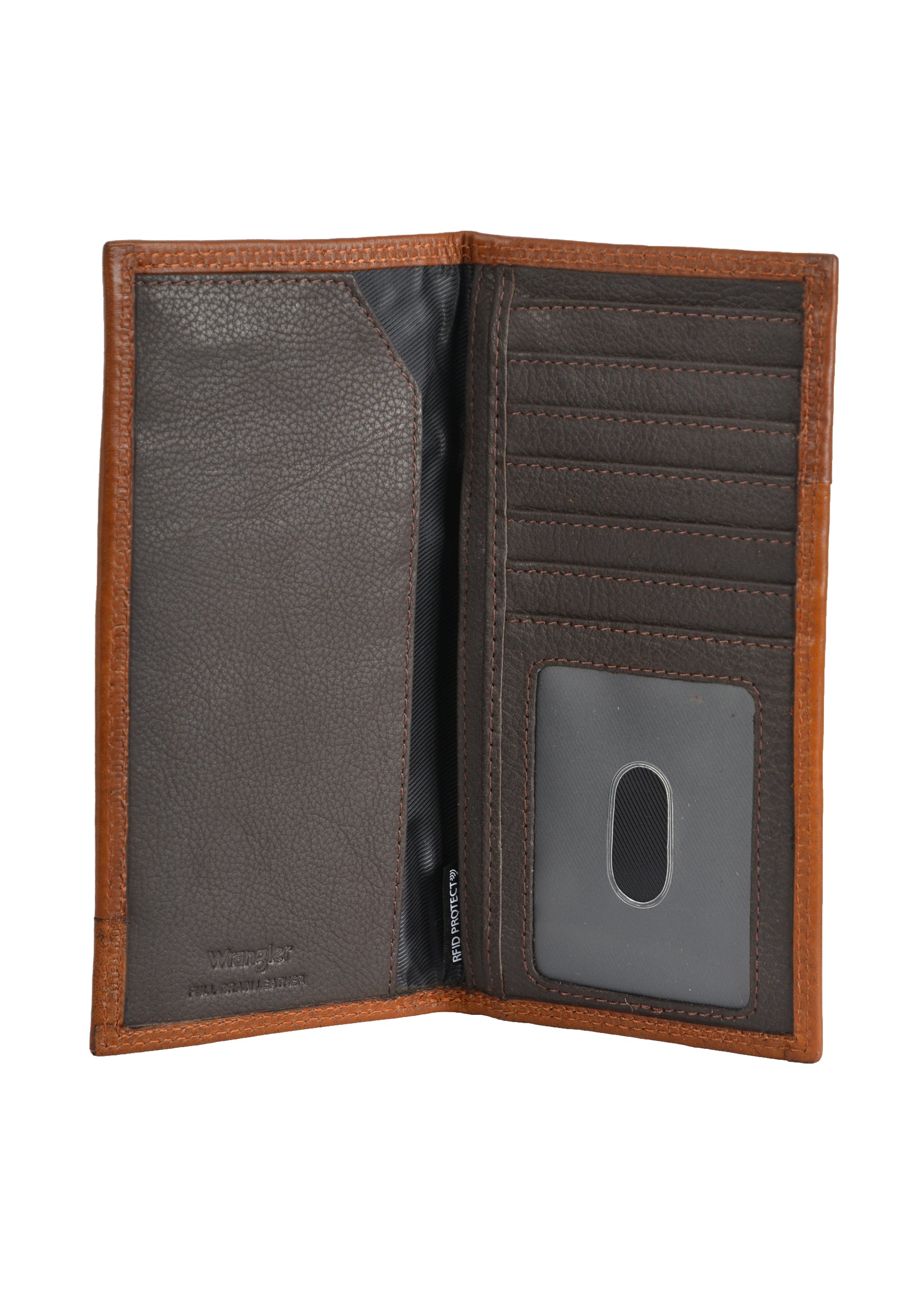 Wrangler Branxton Rodeo Wallet(Chestnut%