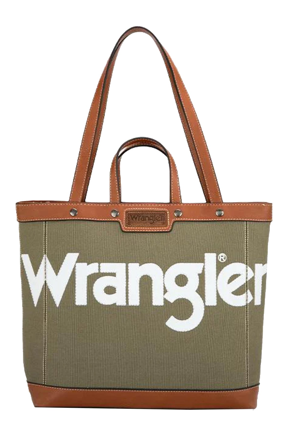 Wrangler Canvas Iconic Logo Tote Khaki / All