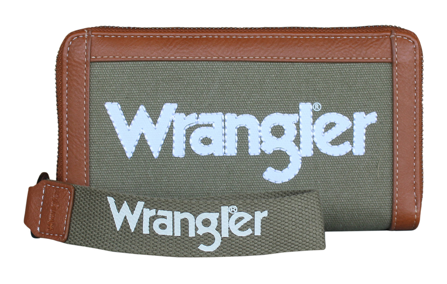 Wrangler Canvas Iconic Logo Wallet Khaki / All