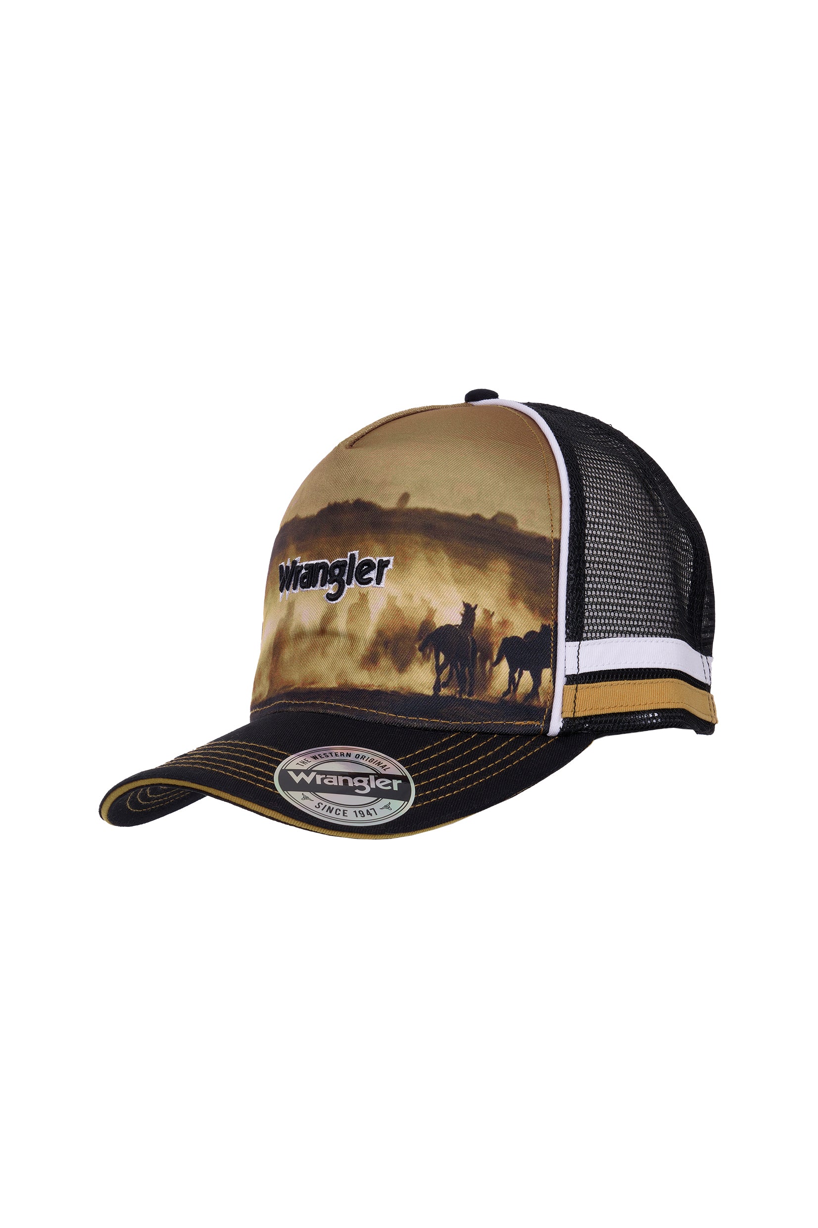 Wrangler Eddie HP Trucker Cap (Blk/Mul)