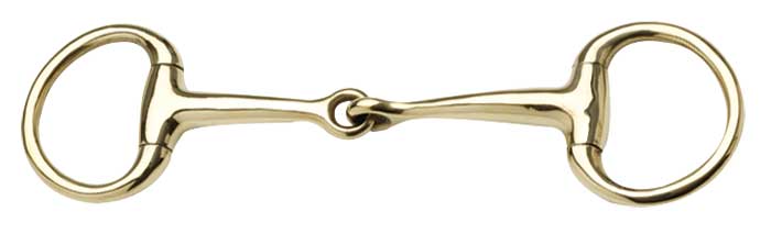 Zilco Gold Eggbutt Bradoon Gold / 4