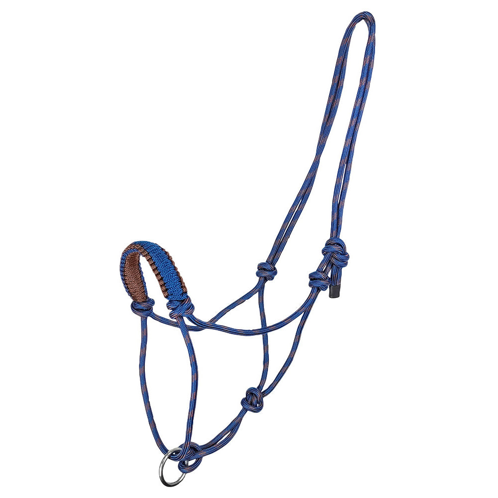 Zilco Knotted Rope Halter Ring Black / Cob