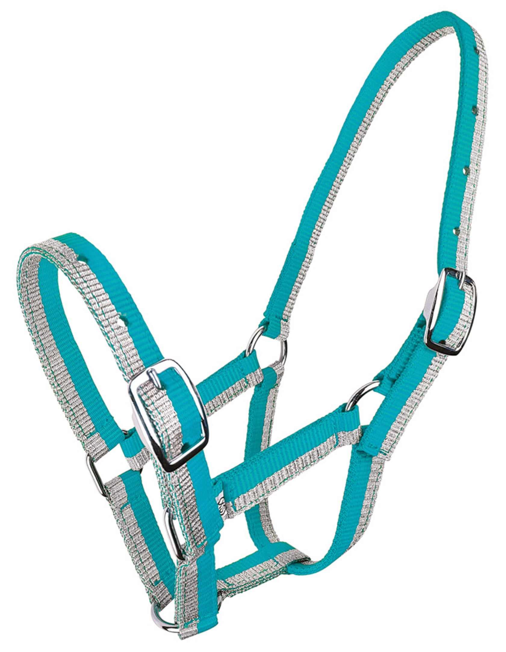 Zilco Sparkle Foal Halter Turquoise/Silver / All