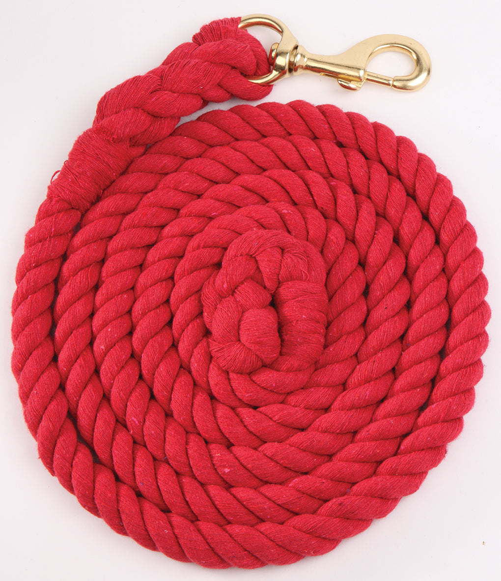 Zilco Cotton Lead Rope Black / All