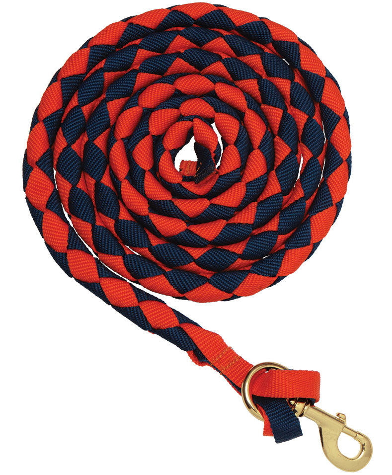 Zilco Plaited Nylon 2 Tone Lead Orange/Navy / All