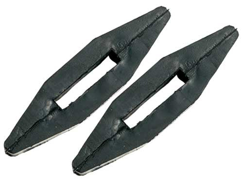Zilco Rubber Rein Stops Black / 21mm