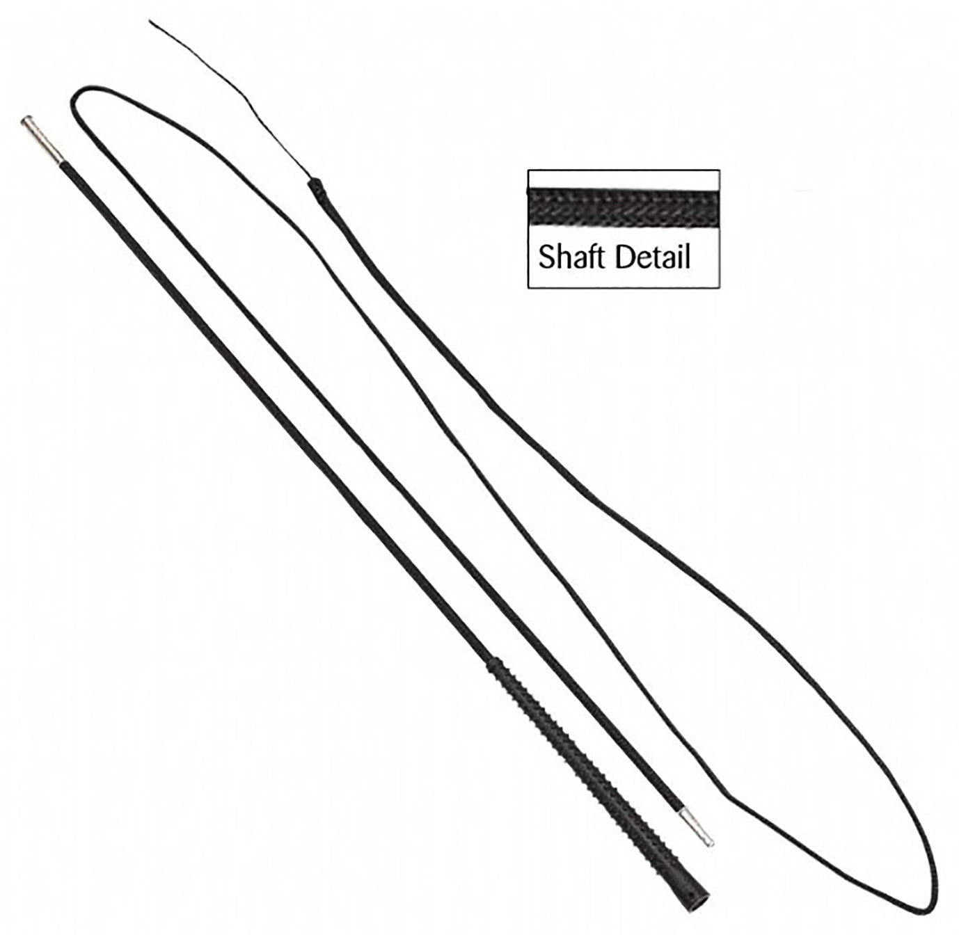 Zilco Lunge Whip 2 Pce Pimple Grip (Blk)
