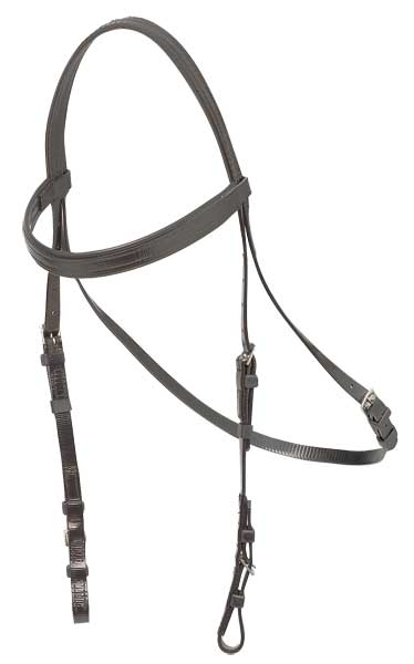 Zilco Exercise Bridle(Blk/Blk Trim)