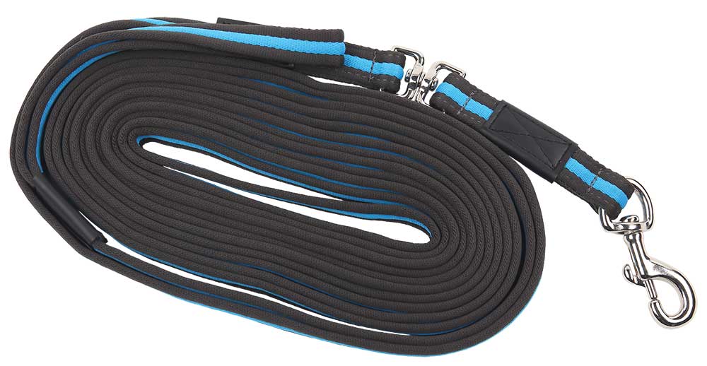 Zilco Lunge Rein (Grey/Royal)