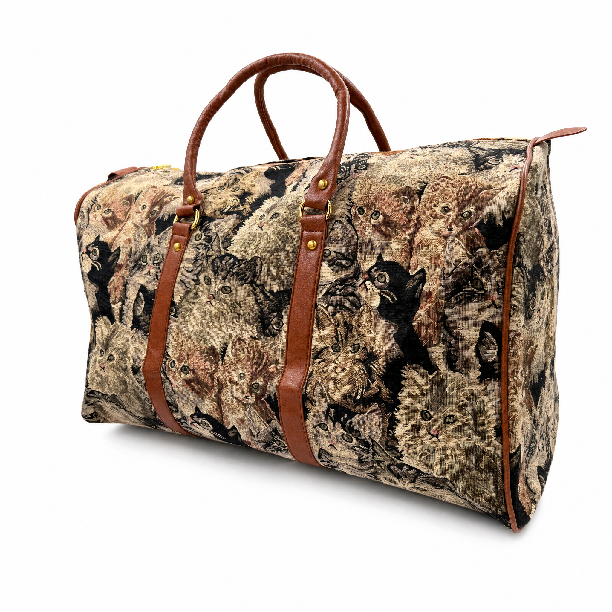 Tapestry Holdall Cats